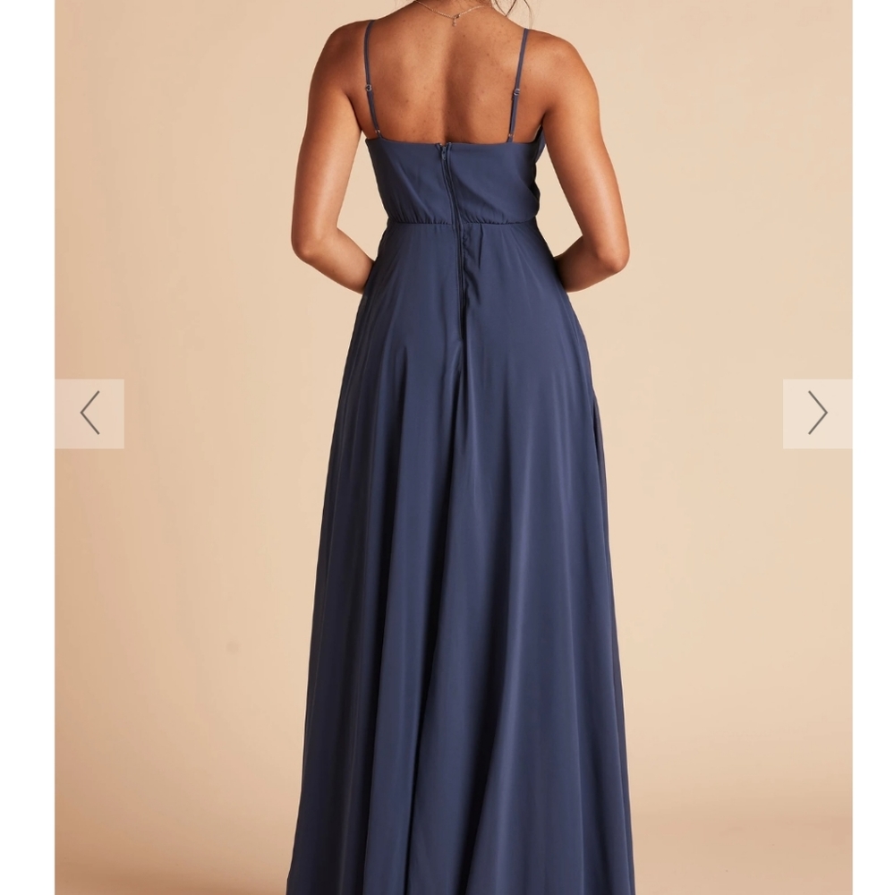 Birdy Grey Slate Blue Bridesmaid Dress